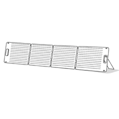 Foldable solar panels