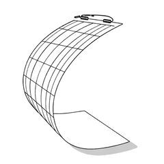 Flexible solar panels