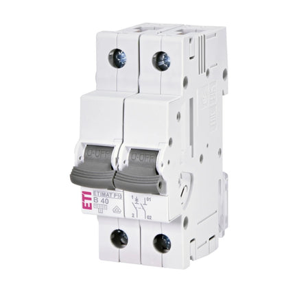 Interruttore automatico CA 1p+N 40 A B 10 kA ETIMAT P10 ETI