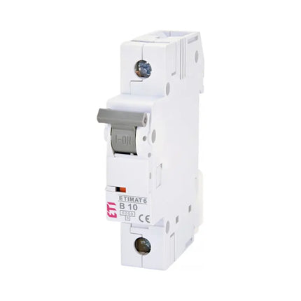 Interruttore automatico CA da 10 A, unipolare, tipo B, 6 kA, ETIMAT 6 ETI