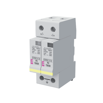 Scaricatore di sovratensione ETITEC V T2 PV 720/20 CC, 720 V