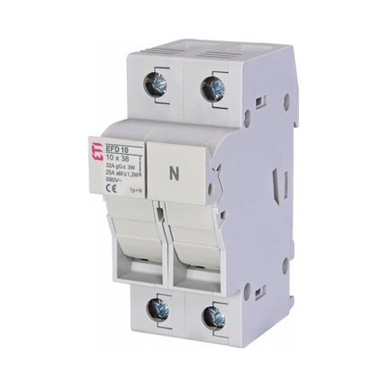EFD10, blocco fusibili modulare ETI 1P+N 32 A 10x38 CA