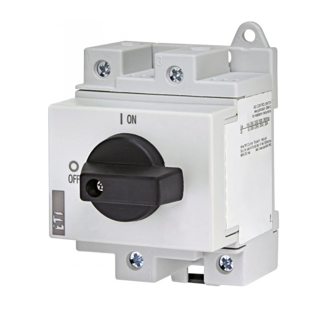 Interruttore ON/OFF bipolare da 32 A, 1000 V CC, ETI