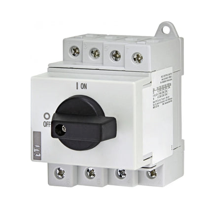 Interruttore ON/OFF a 4 poli per corrente continua, 25 A, 1000 V CC, ETI