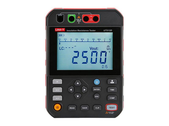 Tester di resistenza di isolamento UNI-T UT512D