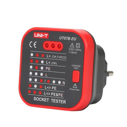UNI-T UT07B-EU Tester per prese