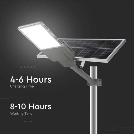 Lampione stradale a LED solare da 2500 lm, chip Bridgelux, 6400 K