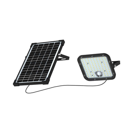 Proiettore LED solare da 4800 lm, telecomando, sensore di movimento
