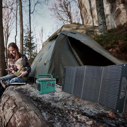 Pannello solare fotovoltaico pieghevole da 120 W per batteria portatile