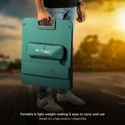 Pannello solare fotovoltaico pieghevole da 160 W per batteria portatile