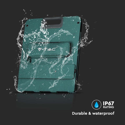 Pannello solare fotovoltaico pieghevole da 120 W per batteria portatile