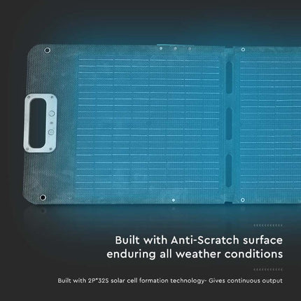 Pannello solare fotovoltaico pieghevole da 160 W per batteria portatile