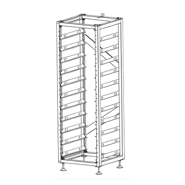 BOS-A rack for 11 modules, Deye