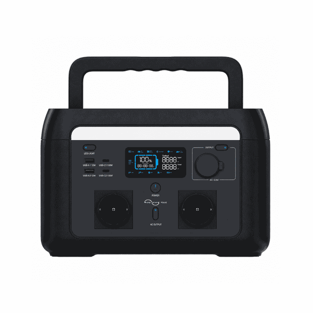 600W Portable Power Station, Mains Charging