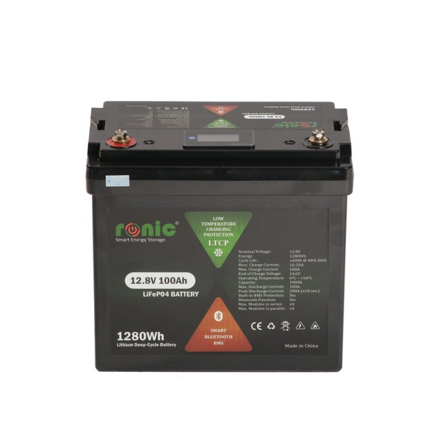 12.8V 100Ah LiFePo4 battery