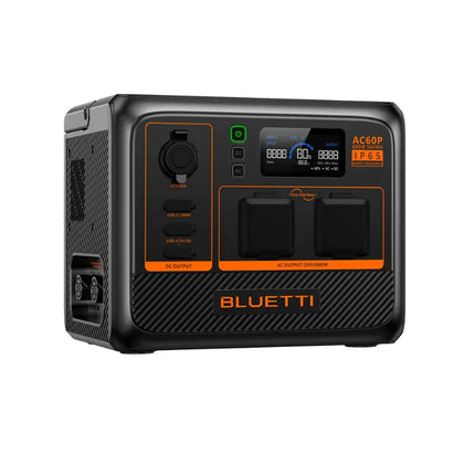 Stazione di ricarica portatile Bluetti da 600 W, ricarica tramite pannello solare o rete elettrica