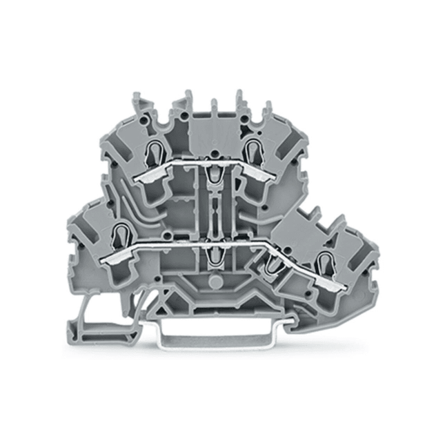 Morsettiera WAGO Topjob 2002-2201 con 4 morsetti, 24 A, 0,25 mm² – 2,5 mm²