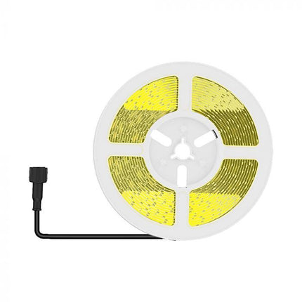 Striscia LED a energia solare IP67, telecomando, 3000K