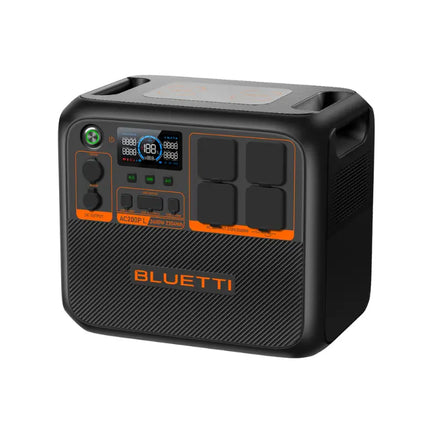 Stazione di ricarica portatile Bluetti da 2400 W, ricarica tramite pannello solare o rete elettrica