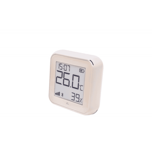 Shelly H&amp;T Gen3, Smart Wi-Fi Temperature and Humidity Sensor with E-Ink Display, Ivory