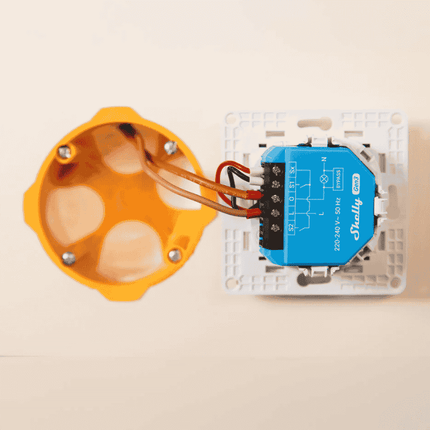 Shelly 1L Gen3, Smart Relay for Zero-Line-Free Lighting, Wi-Fi, 200W