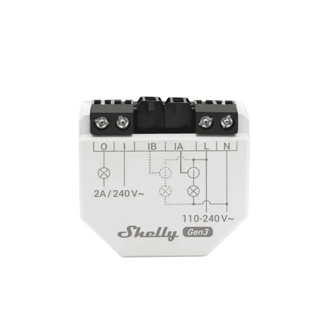 Shelly EM Gen3, 2-Channel Smart Energy Meter with Relay
