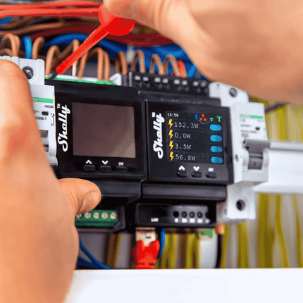 Shelly Pro 4PM V2, 4-Channel Smart Relay with Energy Monitoring