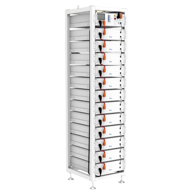 Rack da 19" ad alta tensione da 3U per 13 moduli, Deye