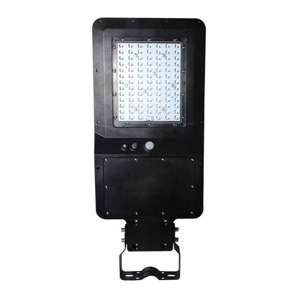 Lampione stradale a LED da 4800 lm con alimentazione solare e sensore di movimento, 6000 K