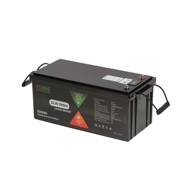 12.8V 200Ah LiFePo4 battery