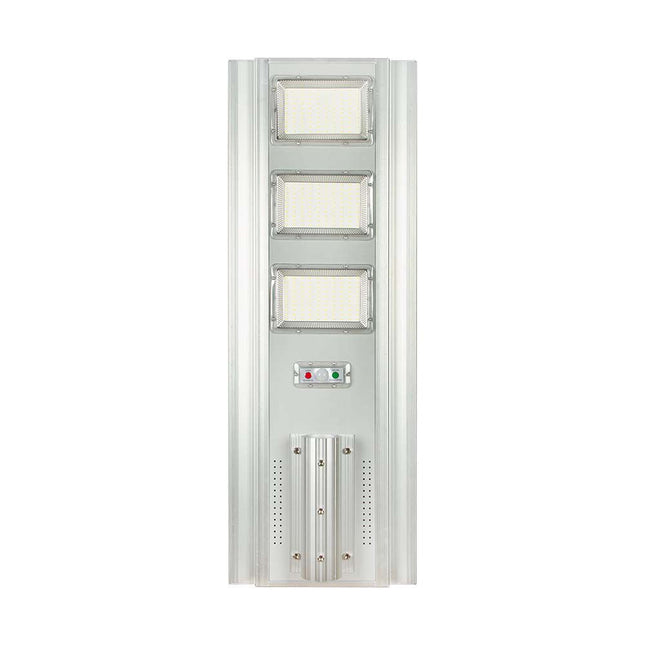 Lampione stradale a LED da 3500 lm con alimentazione solare e sensore di movimento, 6400 K