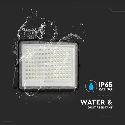 Proiettore LED solare da 1800 lm, telecomando, temperatura di colore 6400 K