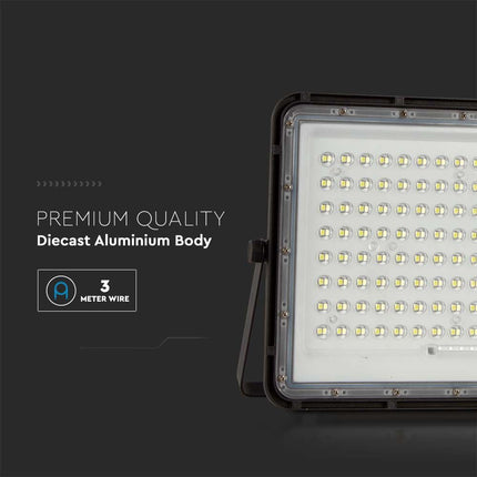Proiettore LED solare da 1800 lm, telecomando, temperatura di colore 6400 K