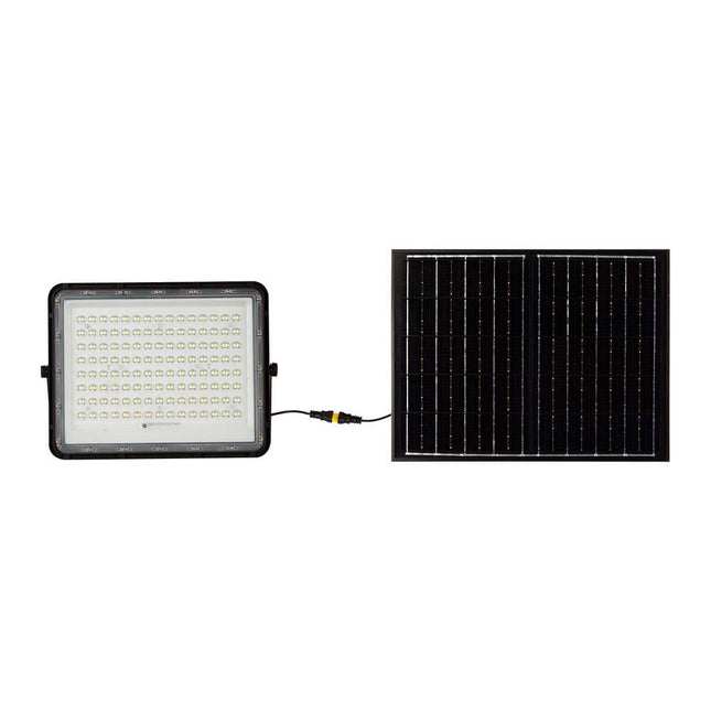 1800lm Solar LED Floodlight, Remote Control, Colour Temperature 6400K