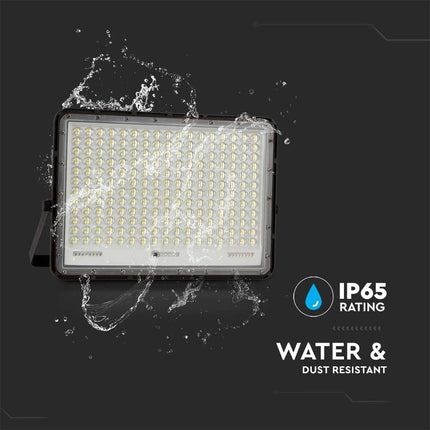Proiettore LED solare da 2600 lm, telecomando, temperatura di colore 6400 K