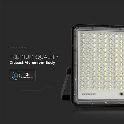 Proiettore LED solare da 2600 lm, telecomando, temperatura di colore 6400 K