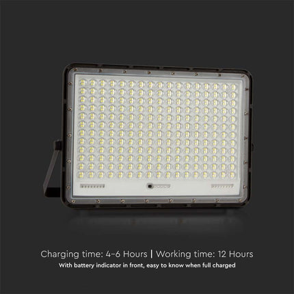 Proiettore LED solare da 2600 lm, telecomando, temperatura di colore 6400 K