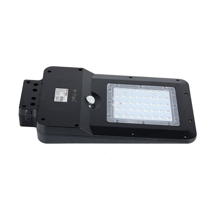Lampione stradale a LED da 1600 lm con alimentazione solare e sensore di movimento, 6000 K