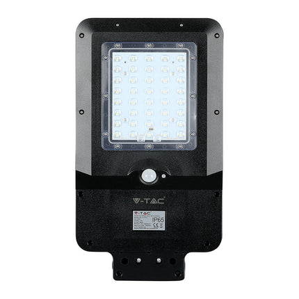 Lampione stradale a LED da 1600 lm con alimentazione solare e sensore di movimento, 6000 K