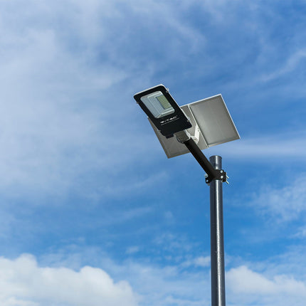 Lampione stradale a LED solare da 4000 lm, 6000 K