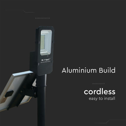 Lampione stradale a LED solare da 4000 lm, 6000 K
