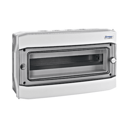 Quadro elettrico per esterni IP65, a fila singola, 18UH, Schrack