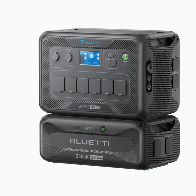 Stazione di ricarica portatile Bluetti da 3000 W, ricarica tramite pannello solare o rete elettrica