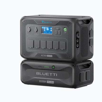 Stazione di ricarica portatile Bluetti da 3000 W, ricarica tramite pannello solare o rete elettrica