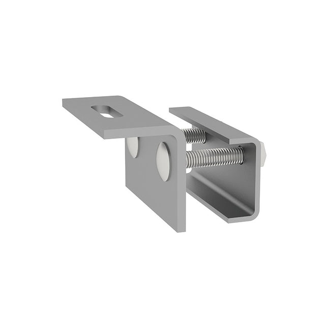 Roof clip for standing seam metal roofing (K2 compatible)
