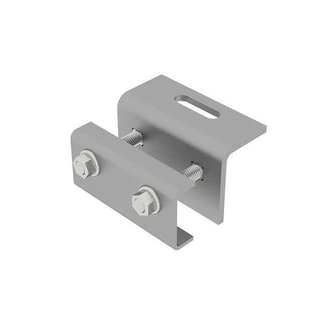 Roof clip for standing seam metal roofing (K2 compatible)