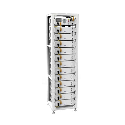 Inverter DEYE da 50 kW + sistema di accumulo a batteria LiFePo4 BOS-G da 61,44 kWh