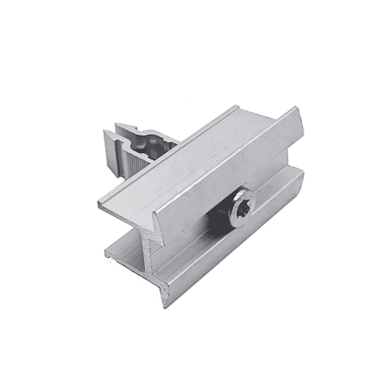 30mm double clamp for solar panels for H-profile