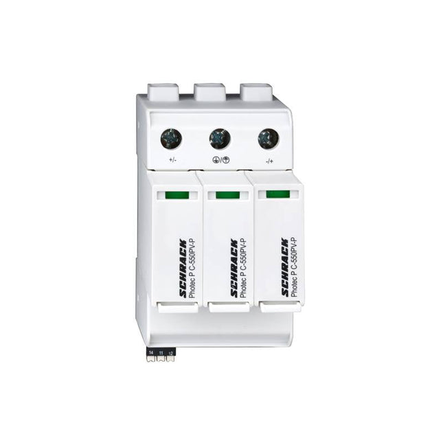 Scaricatore per impianti fotovoltaici, 1100 V CC, 20 kA, Schrack