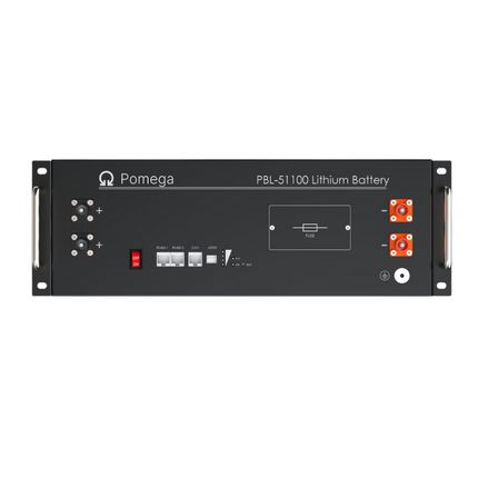 Batteria fotovoltaica, LiFePo4, 5,12 kWh, PBL-51100, Pomega